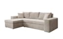 Luxusbetten24 Schlafsofa Denver Beige mit Stauraum und Schlaffunktion Bild 2