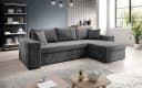 Luxusbetten24 Schlafsofa Denver Anthrazit mit Stauraum und Schlaffunktion Bild 1