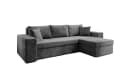 Luxusbetten24 Schlafsofa Denver Anthrazit mit Stauraum und Schlaffunktion Bild 2
