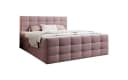 Luxusbetten24 Boxspringbett Luxor Rosa Stoff mit Stauraum Bild 2