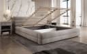 Luxusbetten24 Polsterbett Velana Samt Beige mit Stauraum Bild 3