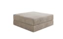 Luxusbetten24 Lazy Beistellhocker Beige Cord Bild 2