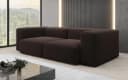 Luxusbetten24 2-Sitzer Sofa Snug Bouclé Braun Bild 1