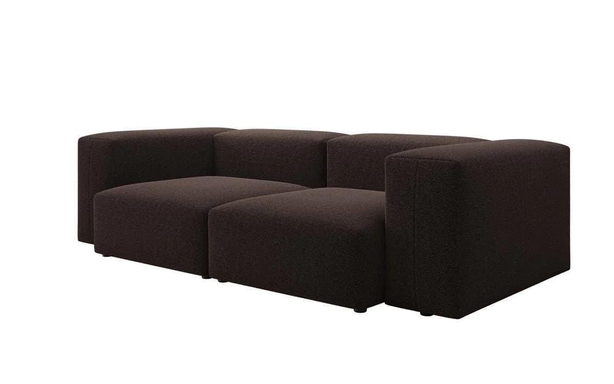 Luxusbetten24 2-Sitzer Sofa Snug Bouclé Braun - Bild 2