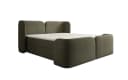 Luxusbetten24 Boxspringbett Riva Grün Bouclé mit Stauraum Bild 2