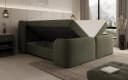 Luxusbetten24 Boxspringbett Riva Grün Bouclé mit Stauraum Bild 4