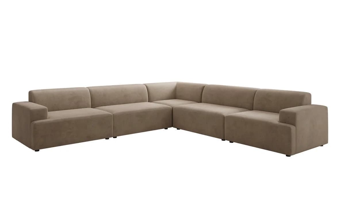 Luxusbetten24 Designer Sofa Monza Wohnlandschaft L XXL Samt - Bild 2
