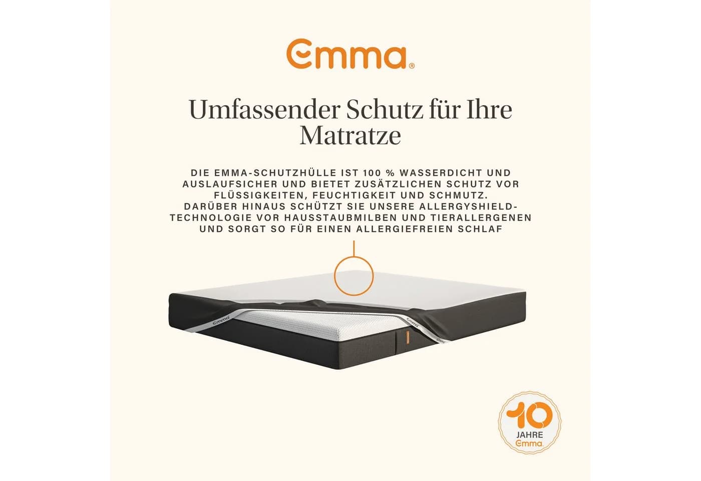 Emma Matratzenschoner Premium Weiß Wasserdicht - Bild 4