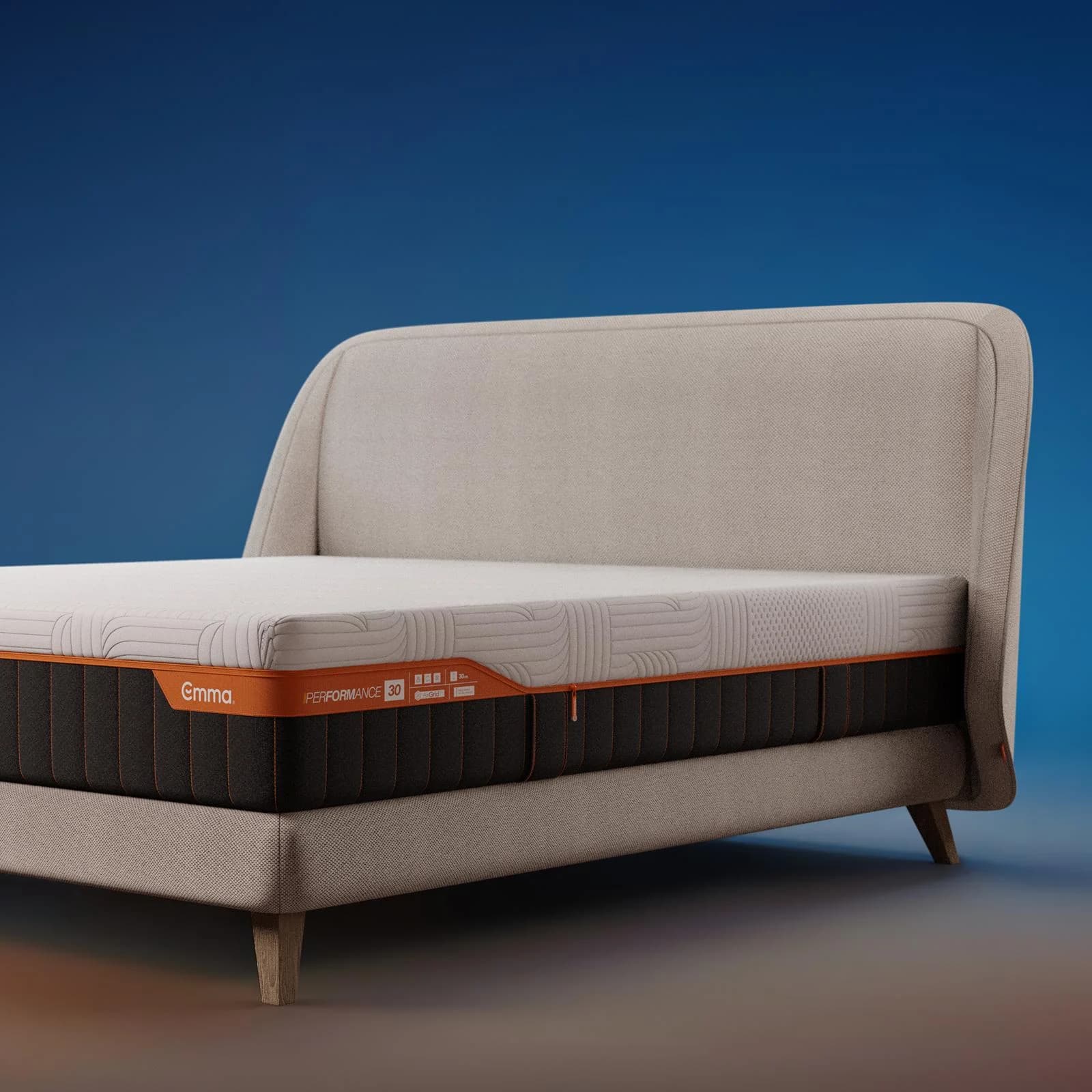 Emma Performance Boxspringbett Beige Taschenfeder-Technologie