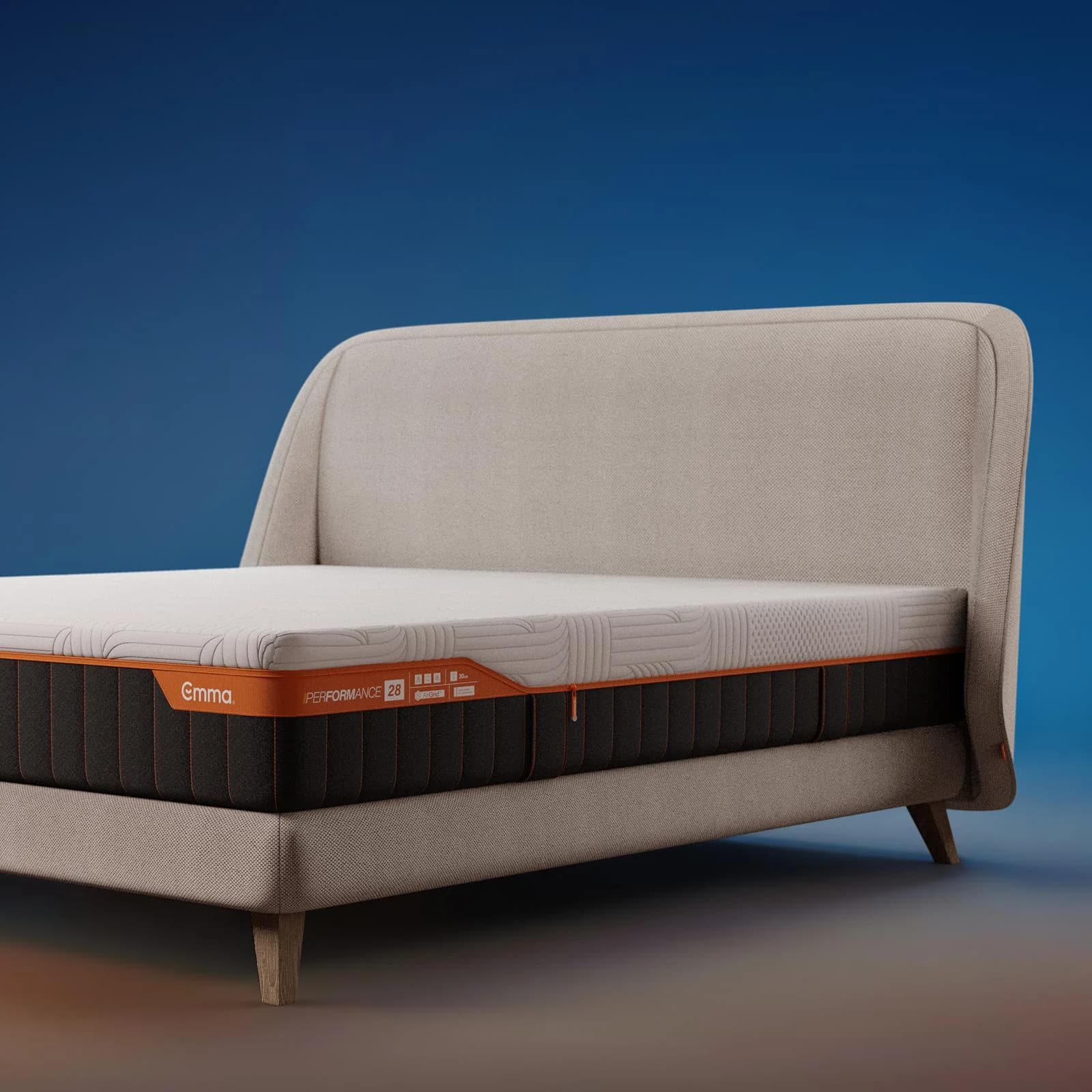Emma Performance Boxspringbett 160x200 Beige Taschenfeder