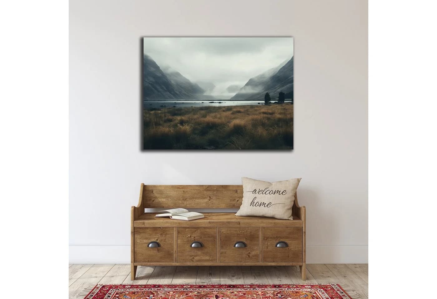 DARO Design Leinwandbild Modern Abstrakt Bunt HDF