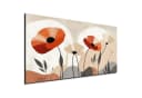 DARO Design Leinwandbild Modern Abstrakt Rot Gold Bild 2