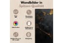 DARO Leinwandbild Abstrakt Schwarz Gold XXL Wandbild Bild 3