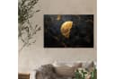 DARO Leinwandbild Abstrakt Schwarz Gold XXL Wandbild Bild 4