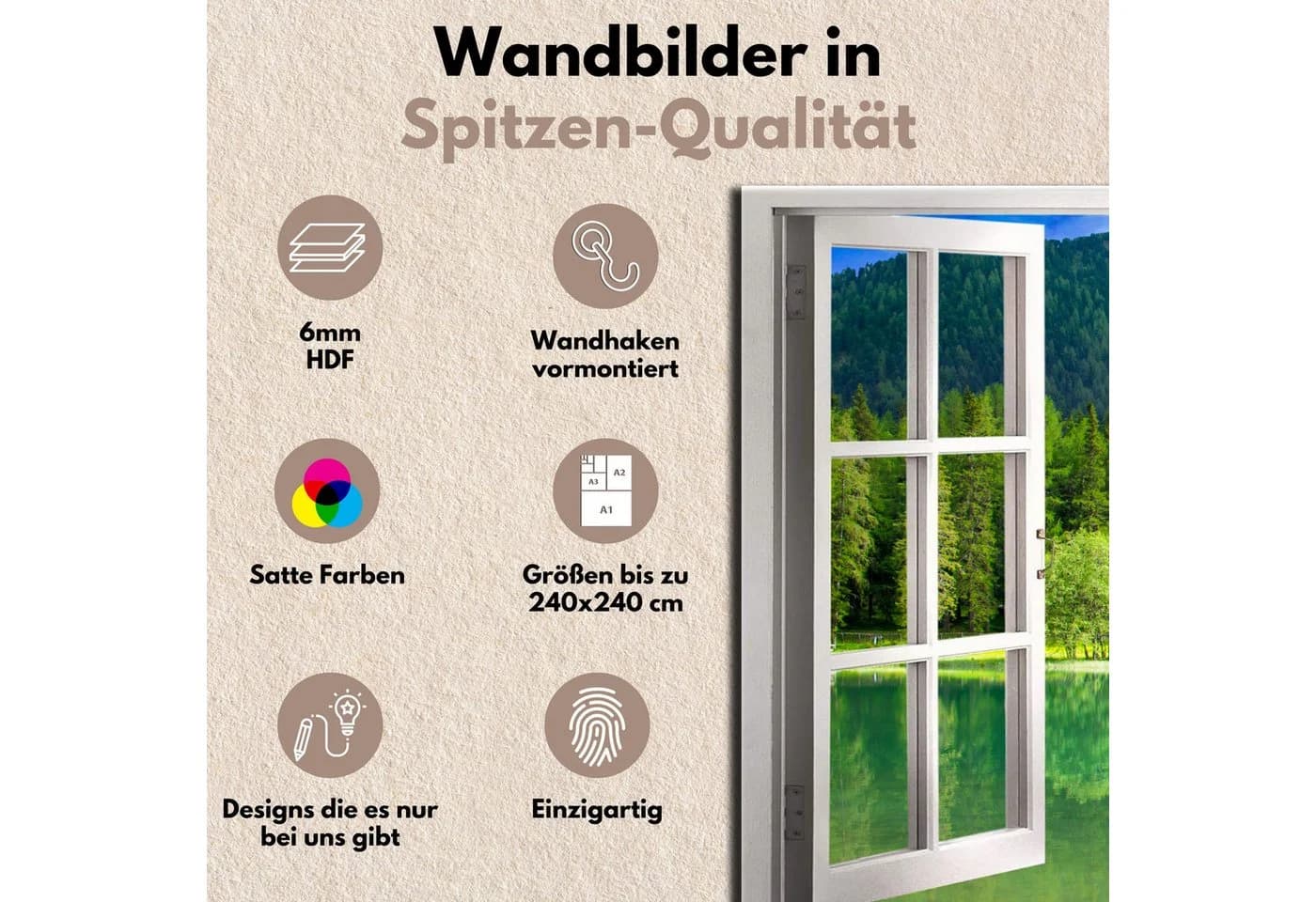 DARO Design Leinwandbild Modern Abstrakt Wandbild Wand Deko - Bild 3