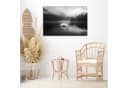 DARO Design Leinwandbild Modern Abstrakt Weiß/Schwarz Bild 1