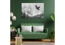 DARO Design Leinwandbild Modern Abstrakt Schwarz-Weiß Bild 1