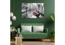DARO Design Leinwandbild Modern Abstrakt Rot Schwarz Weiß Bild 3