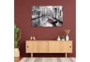 DARO Design Leinwandbild Modern Abstrakt Rot Schwarz Weiß Bild 4