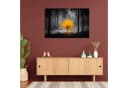 DARO Design Leinwandbild Modern Abstrakt Leuchtender Baum Schwarz/Weiß/Gelb Bild 4