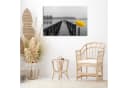 DARO Design Leinwandbild Abstrakt Gelb Schwarz Modern Bild 3