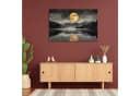 DARO Design Leinwandbild Abstrakt Gold Schwarz Modern Wanddeko Bild 4