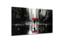 DARO Design Leinwandbild Modern Abstrakt Roter Schirm Bild 2