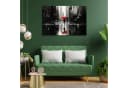DARO Design Leinwandbild Modern Abstrakt Roter Schirm Bild 3