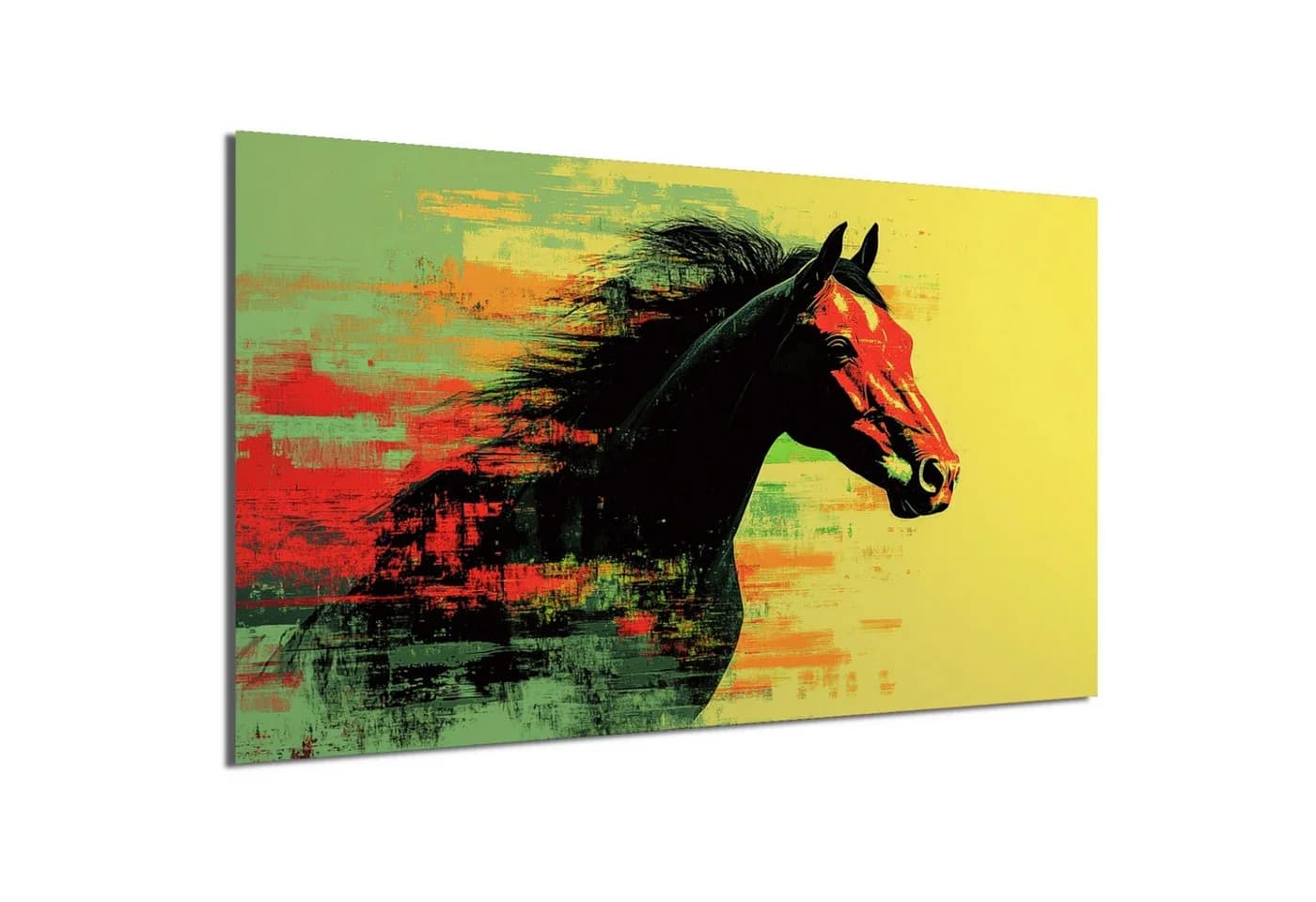 DARO Design Leinwandbild Abstrakt Warhol Glitch Bunt Modern - Bild 2