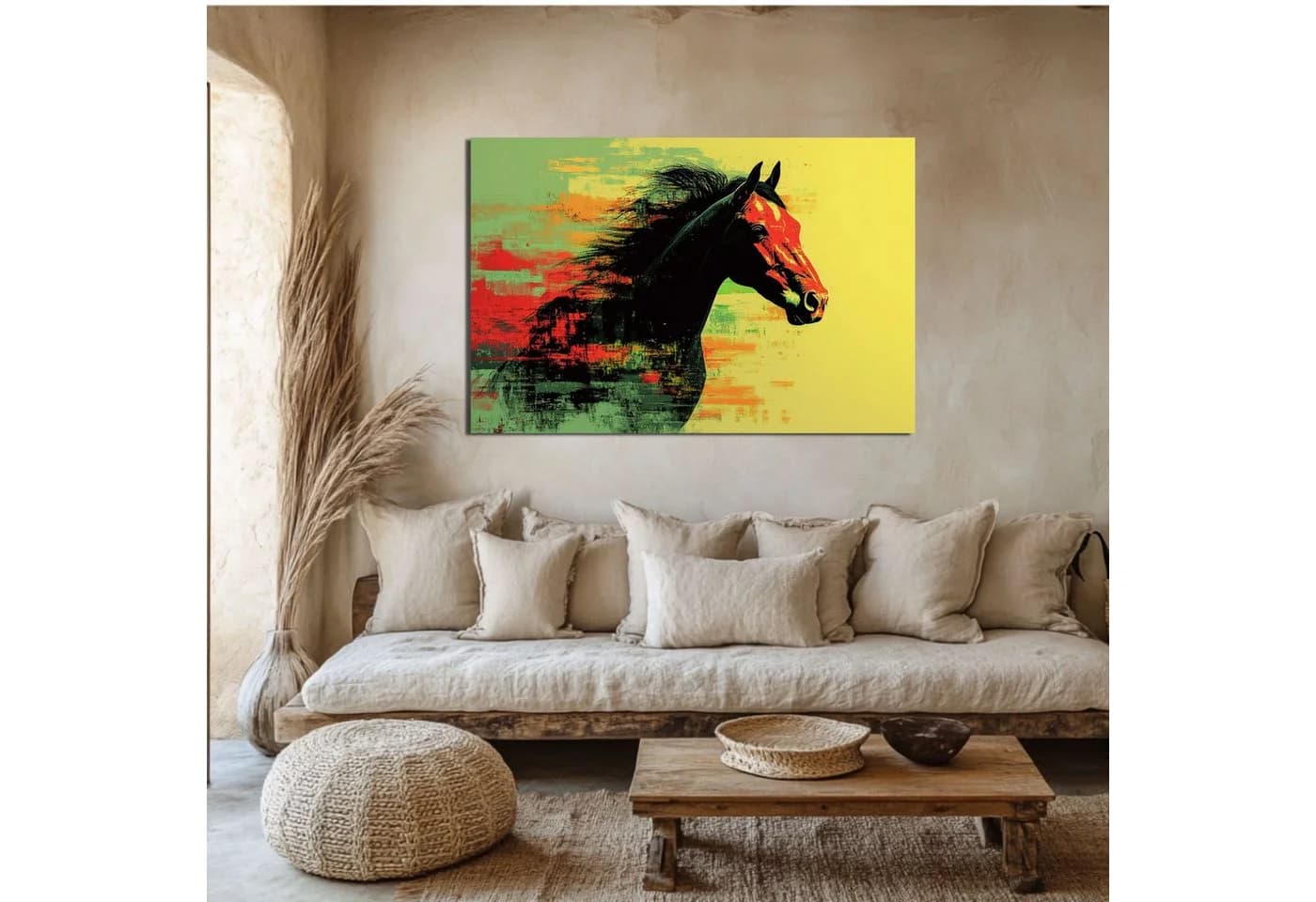 DARO Design Leinwandbild Abstrakt Warhol Glitch Bunt Modern - Bild 3
