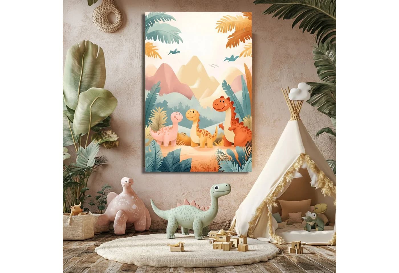 DARO Design Leinwandbild Abstrakt Bunt Modern
