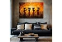 DARO Design Leinwandbild Abstrakt Modern Gold Beige Schwarz Bild 3