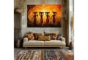 DARO Design Leinwandbild Abstrakt Modern Gold Beige Schwarz Bild 4