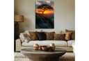 DARO Abstraktes Wandbild Afrikanischer Baum Leinwand Bild 1
