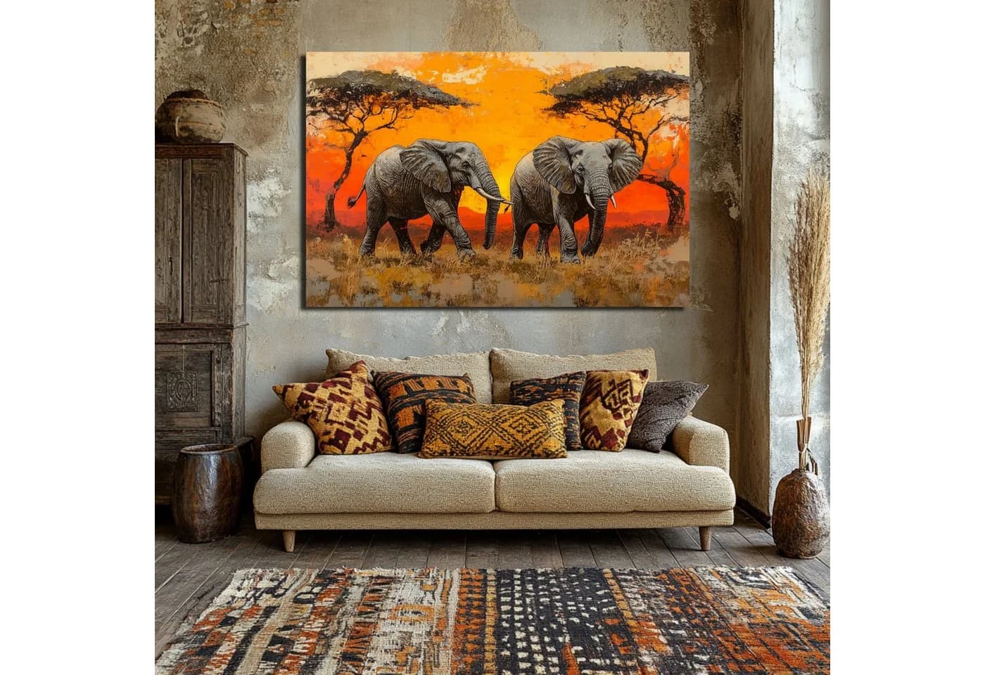 DARO Design Leinwandbild Modern Abstrakt Wandbild Wand Deko Leinwand Bilder - Bild 4