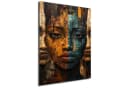 DARO Design Leinwandbild Abstrakt Gold Beige Schwarz Modern Bild 2