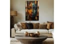 DARO Design Leinwandbild Abstrakt Gold Beige Schwarz Modern Bild 4