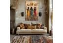 DARO Design Leinwandbild Modern Abstrakt Bunt Gold Schwarz Bild 1