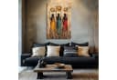 DARO Design Leinwandbild Modern Abstrakt Bunt Gold Schwarz Bild 3
