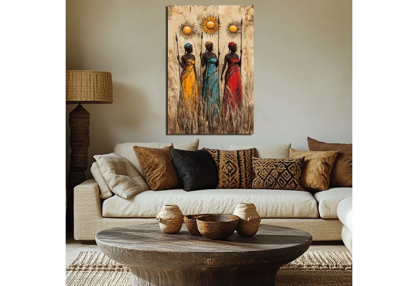 DARO Design Leinwandbild Modern Abstrakt Bunt Gold Schwarz - Bild 4
