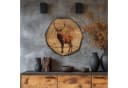 DARO Design Rundbild Hirsch Baumrindenscheibe Braun Bild 1