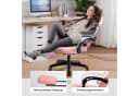 GTPLAYER Gaming-Stuhl Ergonomisch mit Fußstütze Stoff Schwarz Bild 3