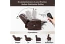 COMHOMA Massagesessel mit Aufstehhilfe & Relaxfunktion Beige/Braun/Schwarz Bild 1