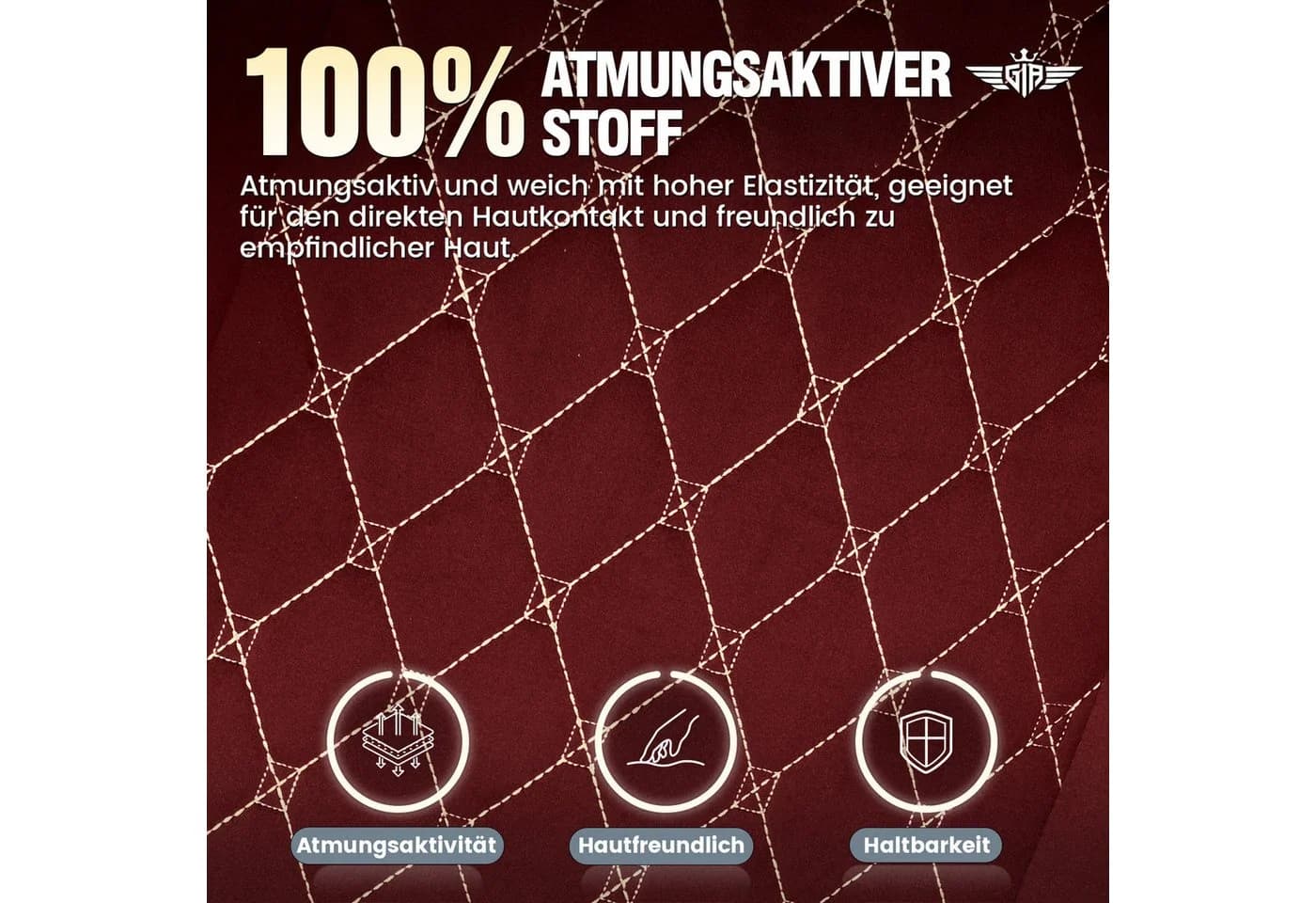 GTPLAYER Gaming-Stuhl Rot Stoff Ergonomisch mit Fußstütze - Bild 5
