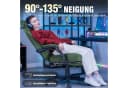 GTPLAYER Gaming-Stuhl Blau Ergonomisch mit Fußstütze Bild 4
