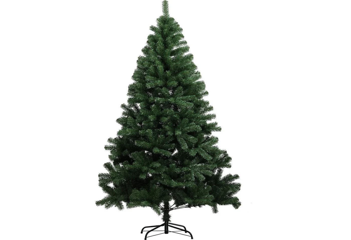 COMHOMA Künstlicher Weihnachtsbaum 195cm PVC mit Metallständer - Bild 2
