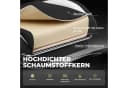 GTPLAYER Gaming-Stuhl Schwarz Stoff mit Lendenwirbelstütze und Fußstütze Bild 3