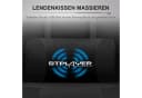 GTPLAYER Gaming-Stuhl mit Massage-Lendenkissen, Fußstütze & Kopfstütze Schwarz Bild 1