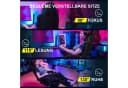 GTPLAYER Gaming-Stuhl mit Massage-Lendenkissen, Fußstütze & Kopfstütze Schwarz Bild 5
