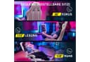 GTPLAYER Gaming-Stuhl Rosa mit Massage-Funktion und Fußstütze Bild 5